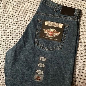 Harley-Davidson Relaxed Fit Heavyweight Indigo Denim Jeans